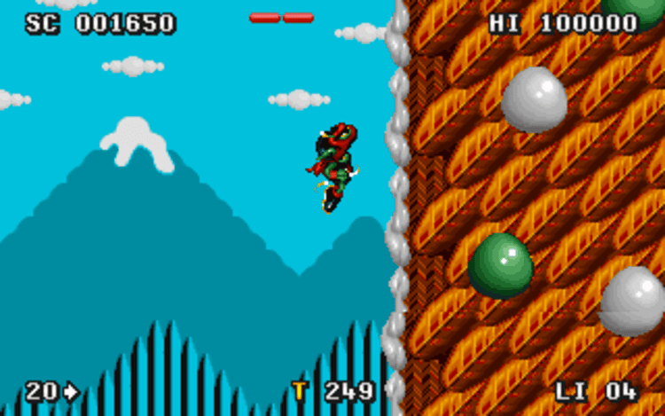 Gameplay screen of Zool 2 (6/8)