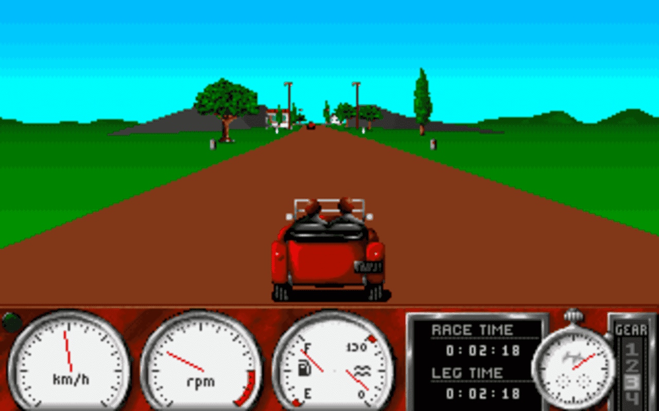 Gameplay screen of 1000 Miglia (4/8)
