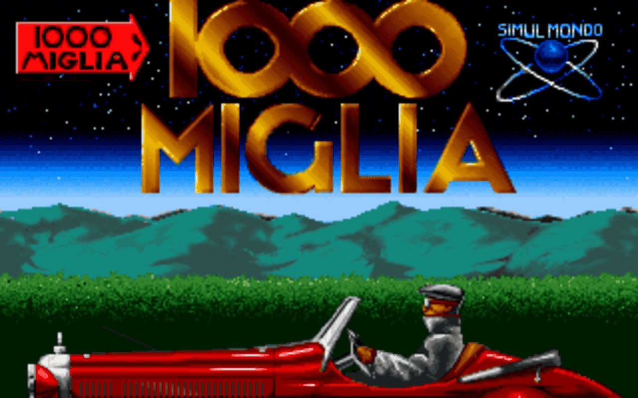 Gameplay screen of 1000 Miglia (8/8)