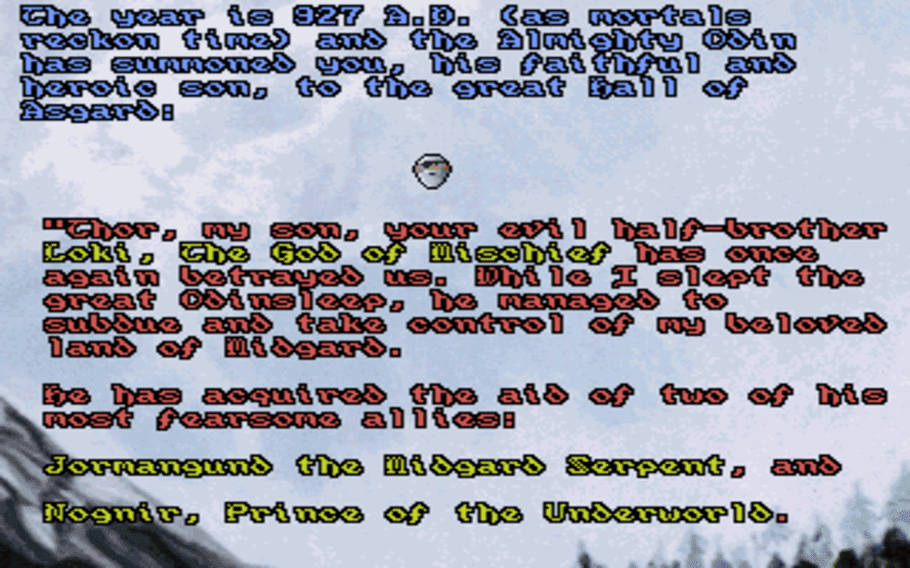 Gameplay screen of God of Thunder (5/8)