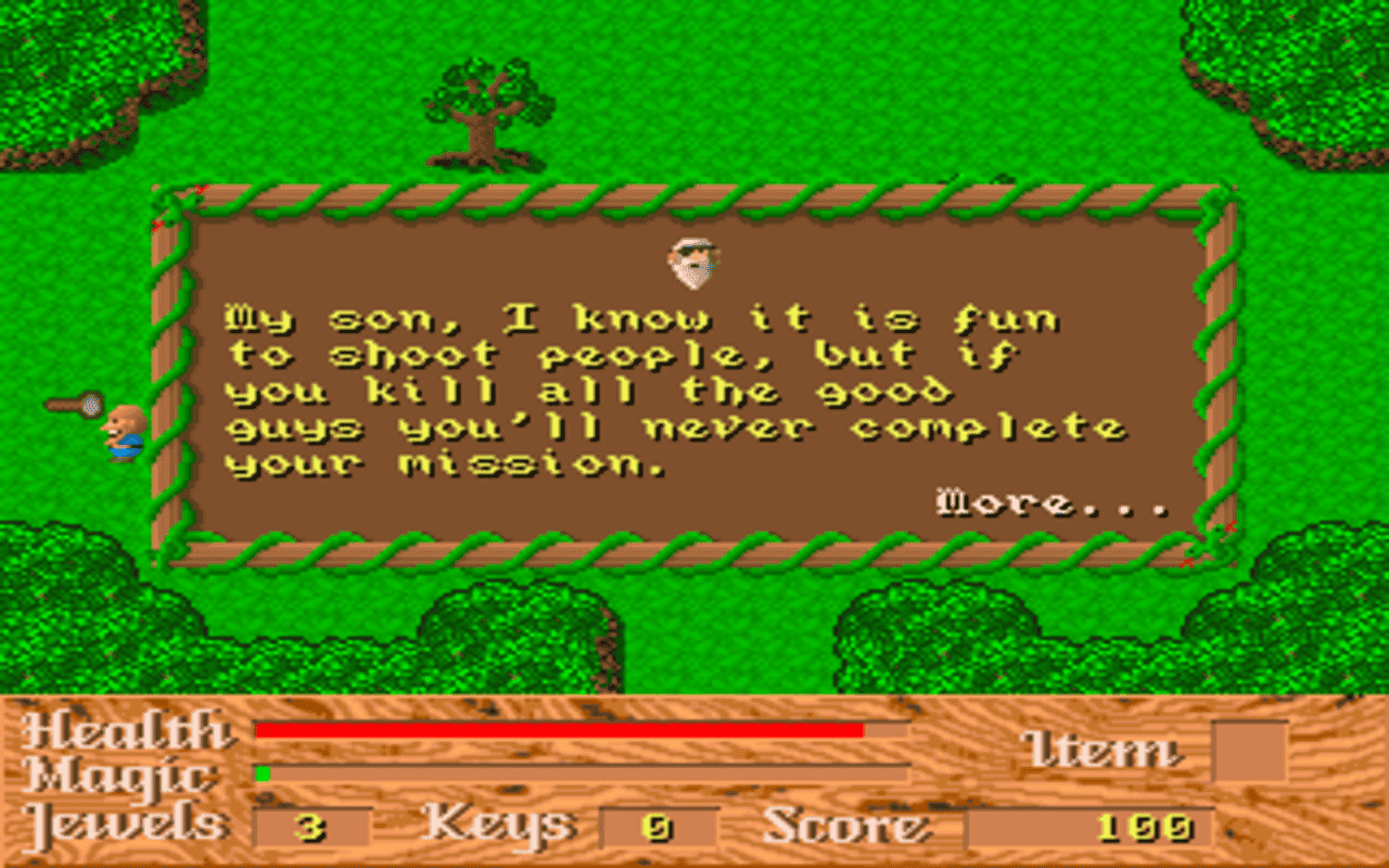 Gameplay screen of God of Thunder (6/8)