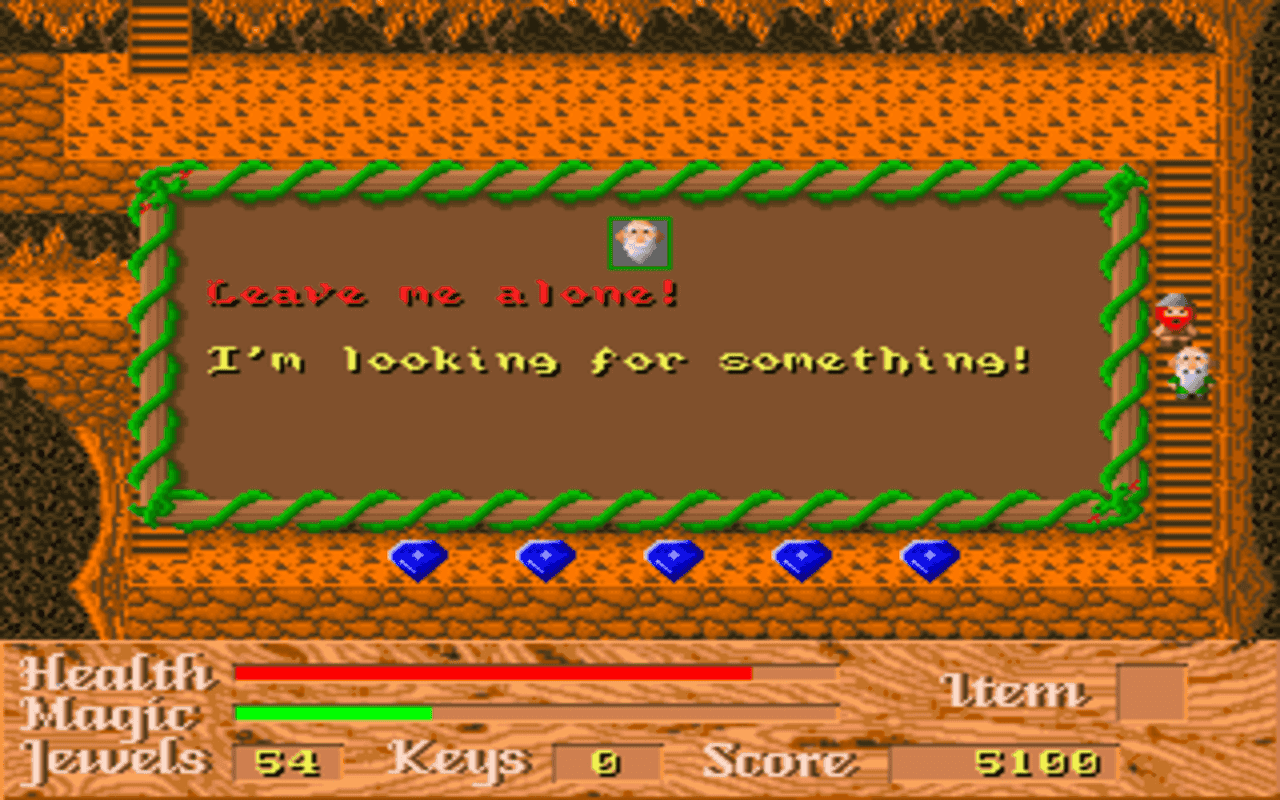 Gameplay screen of God of Thunder (8/8)