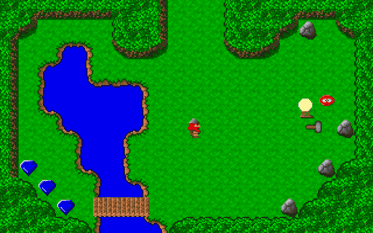 Gameplay screen of God of Thunder (1/8)