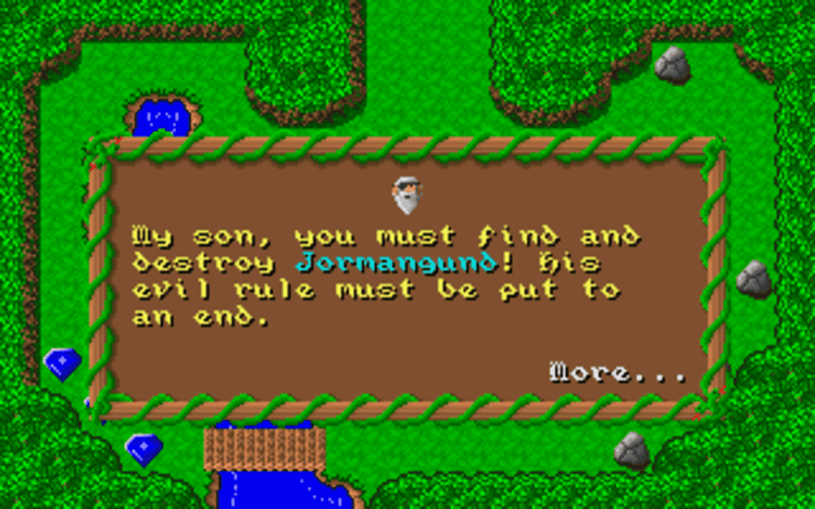 Gameplay screen of God of Thunder (2/8)