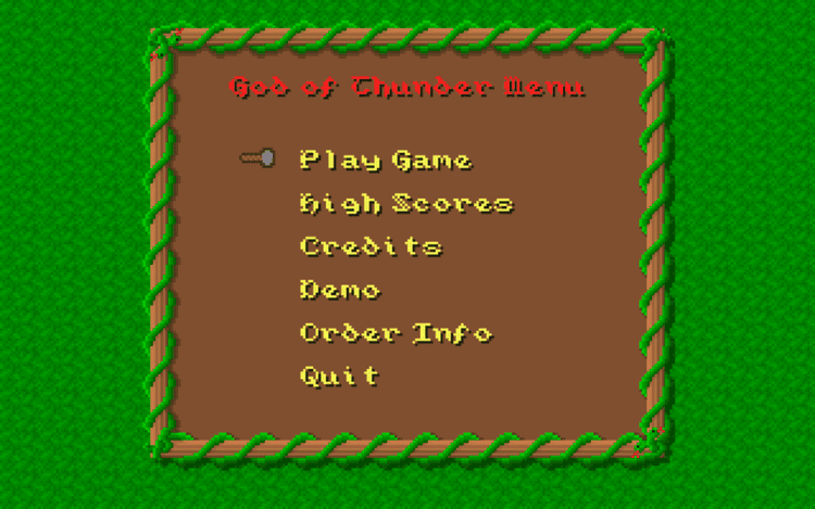 Gameplay screen of God of Thunder (4/8)