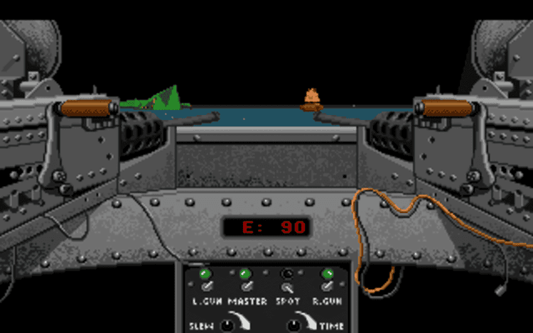 Gameplay screen of Gunboat (4/8)