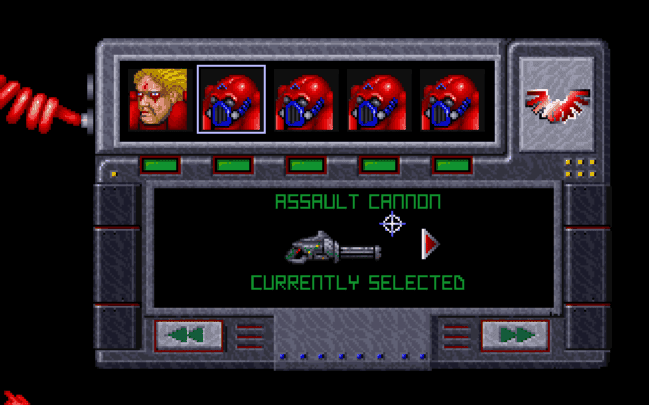 Gameplay screen of Space Crusade (3/8)