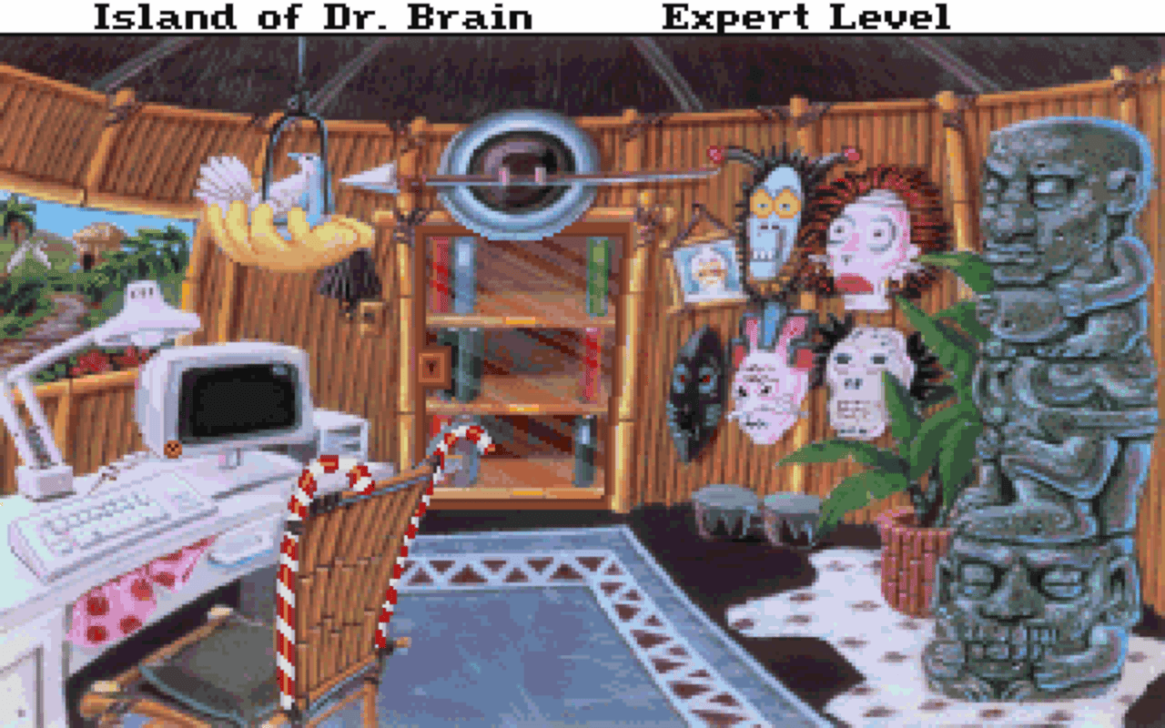 Gameplay screen of The Island of Dr. Brain (8/8)