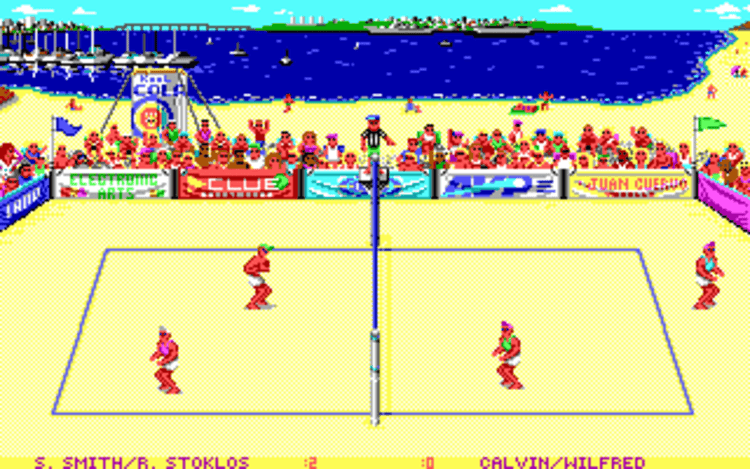 Gameplay screen of Kings of the Beach (6/8)