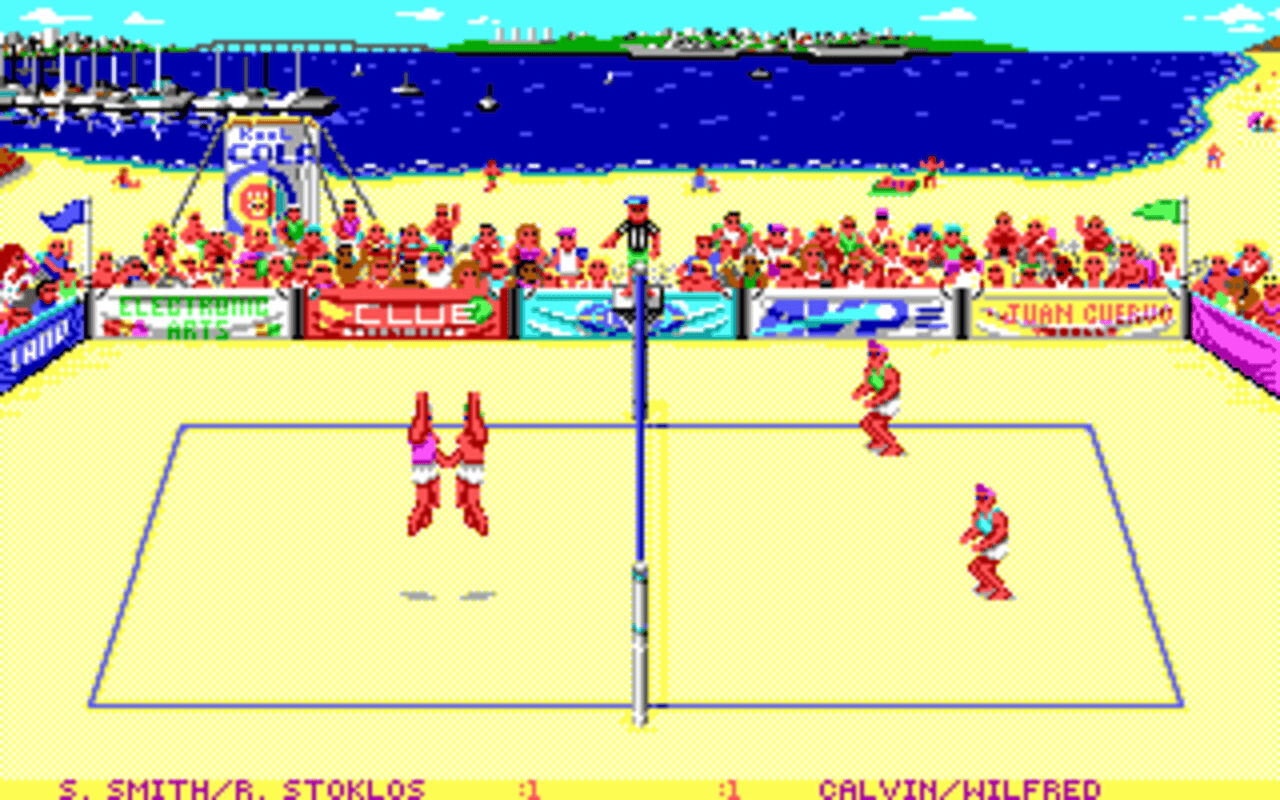 Gameplay screen of Kings of the Beach (7/8)