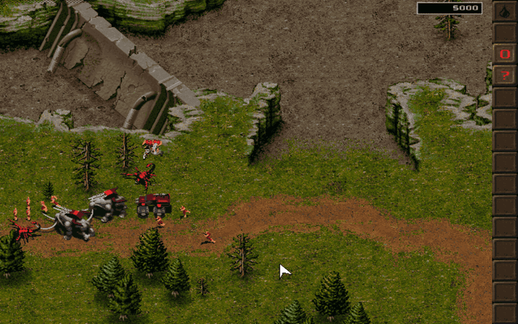 Gameplay screen of KKND: Krush Kill 'N Destroy (3/8)