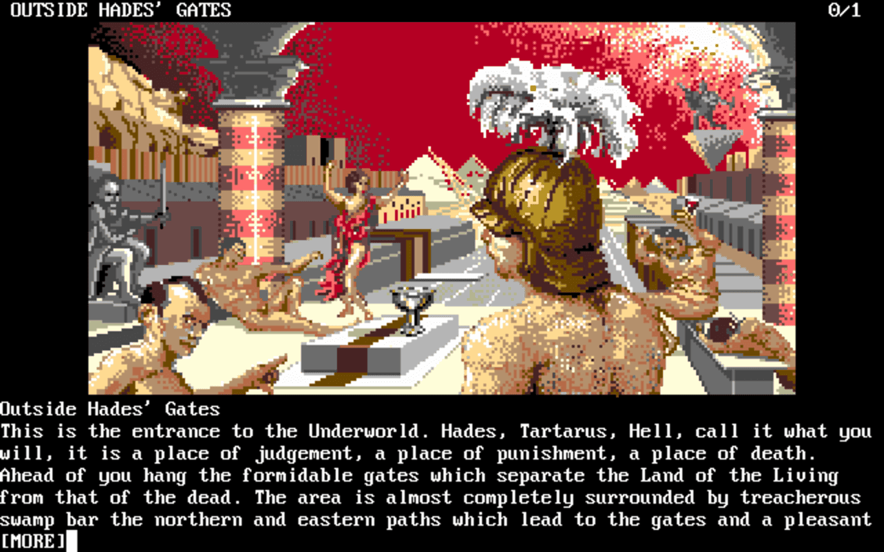 Gameplay screen of Myth (2/4)
