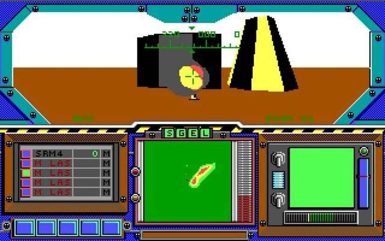 Gameplay screen of MechWarrior (5/8)