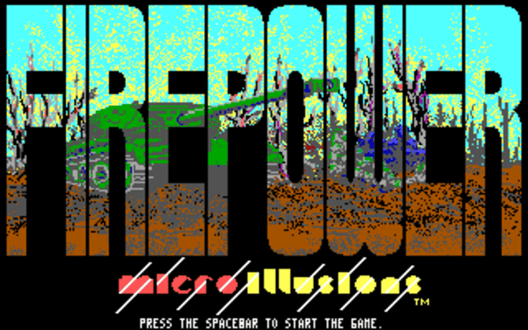 Gameplay screen of Fire Power (4/8)