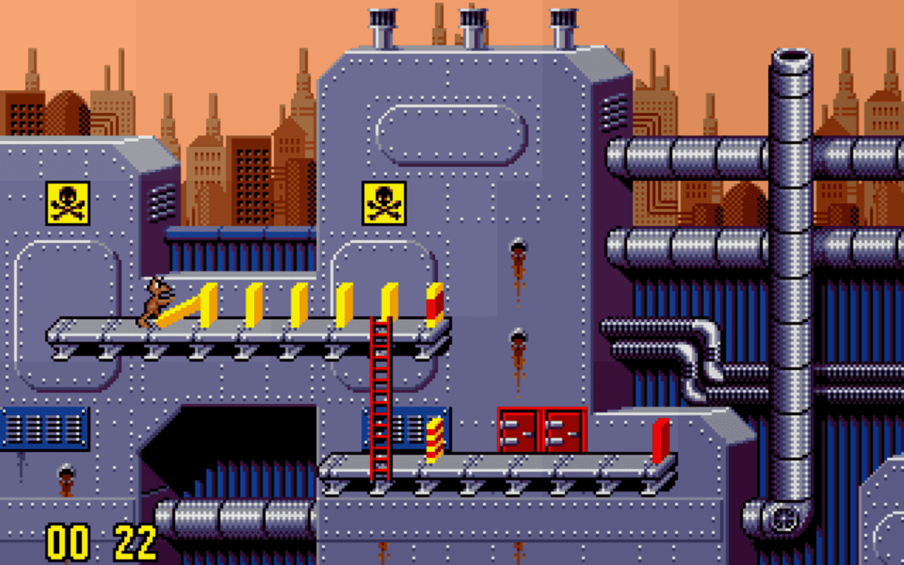 Gameplay screen of Push-Over (2/8)