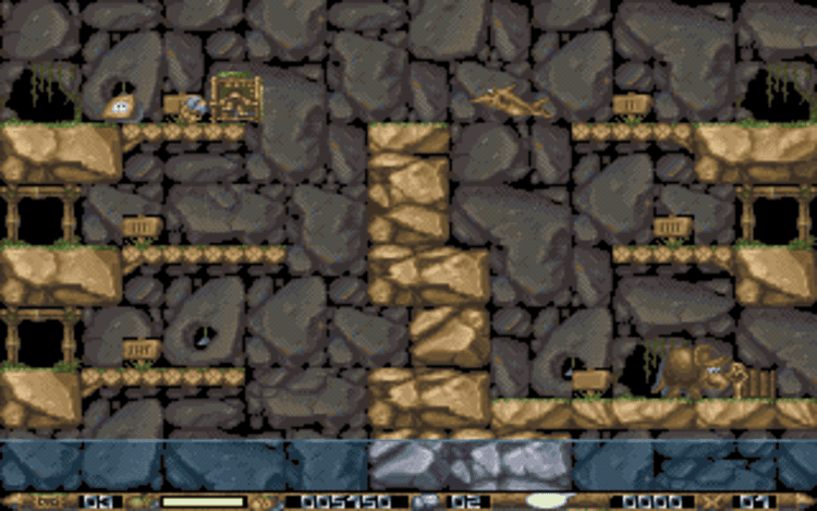 Gameplay screen of Ugh! (3/8)