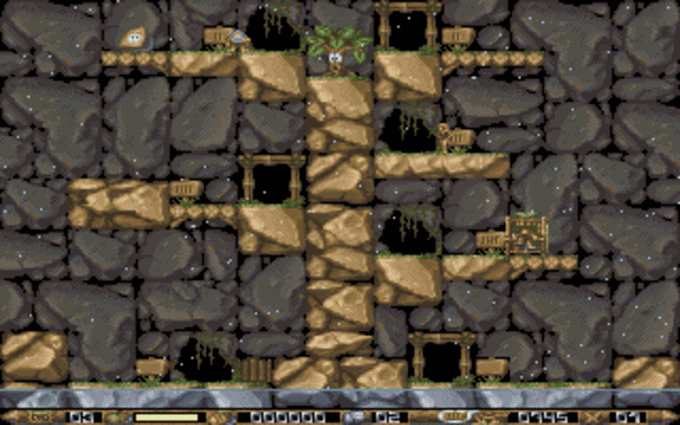 Gameplay screen of Ugh! (4/8)