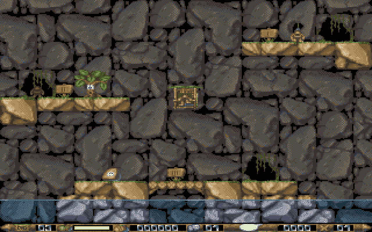 Gameplay screen of Ugh! (7/8)