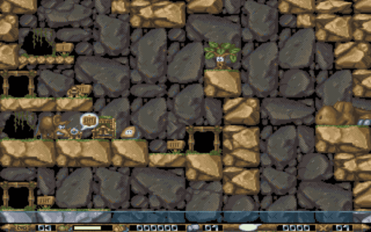 Gameplay screen of Ugh! (8/8)