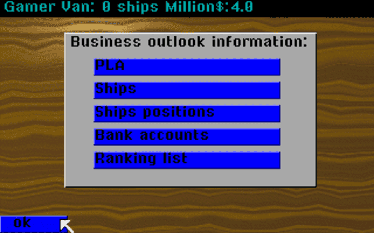 Gameplay screen of Ports of Call (5/8)