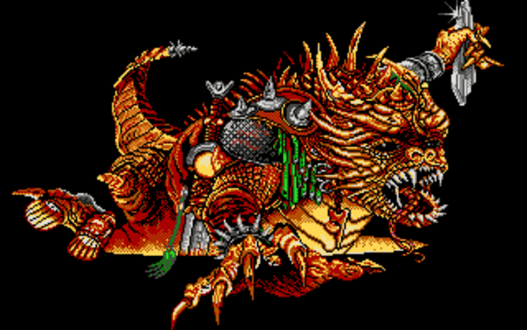 Gameplay screen of Bloodwych (4/8)