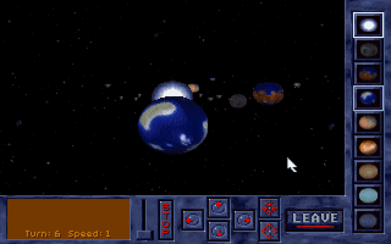 Gameplay screen of Alien Legacy (2/8)