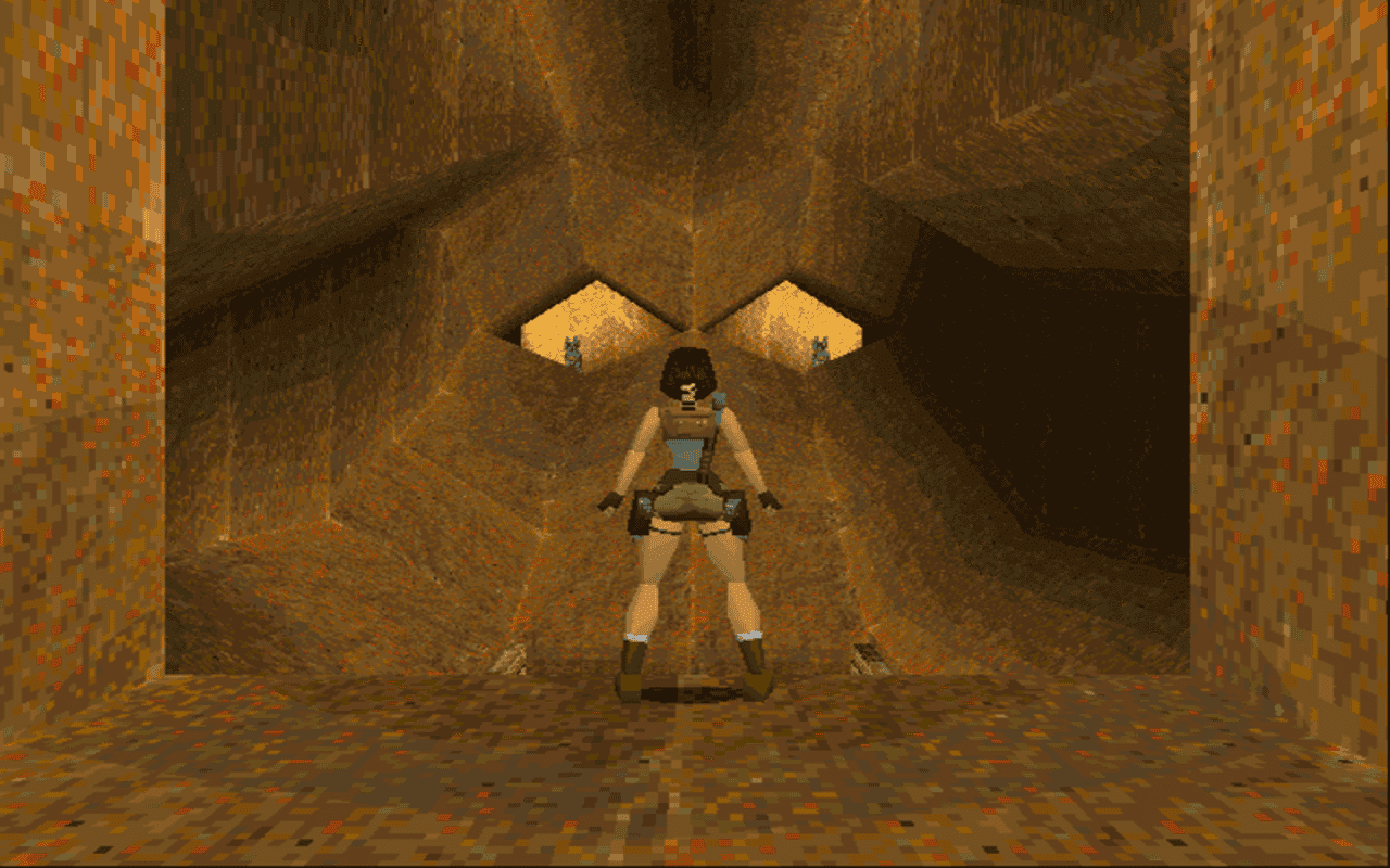 Gameplay screen of Tomb Raider: Gold (1/8)