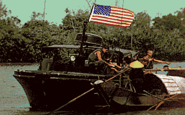 Gameplay screen of Gunboat (8/8)