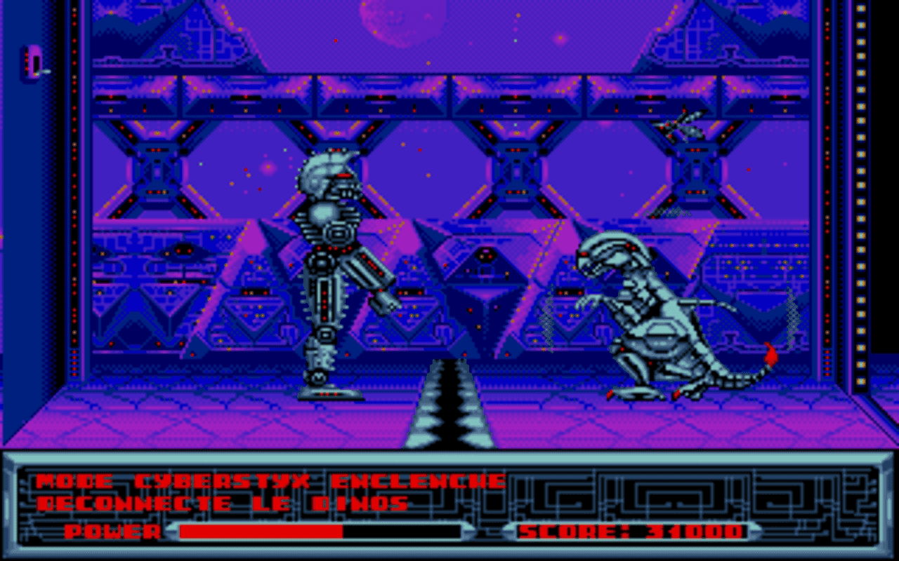 Gameplay screen of Metal Mutant (3/4)
