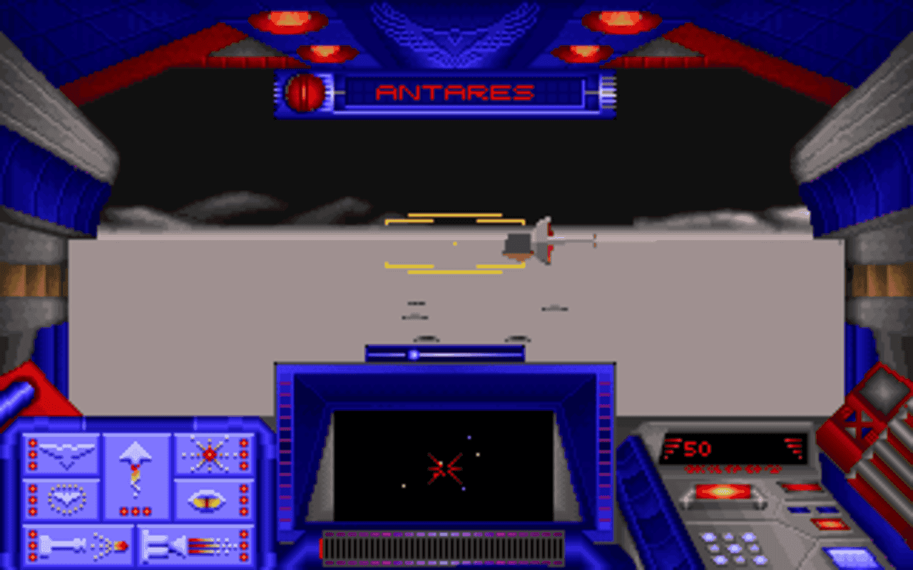 Gameplay screen of Stellar 7 (2/8)