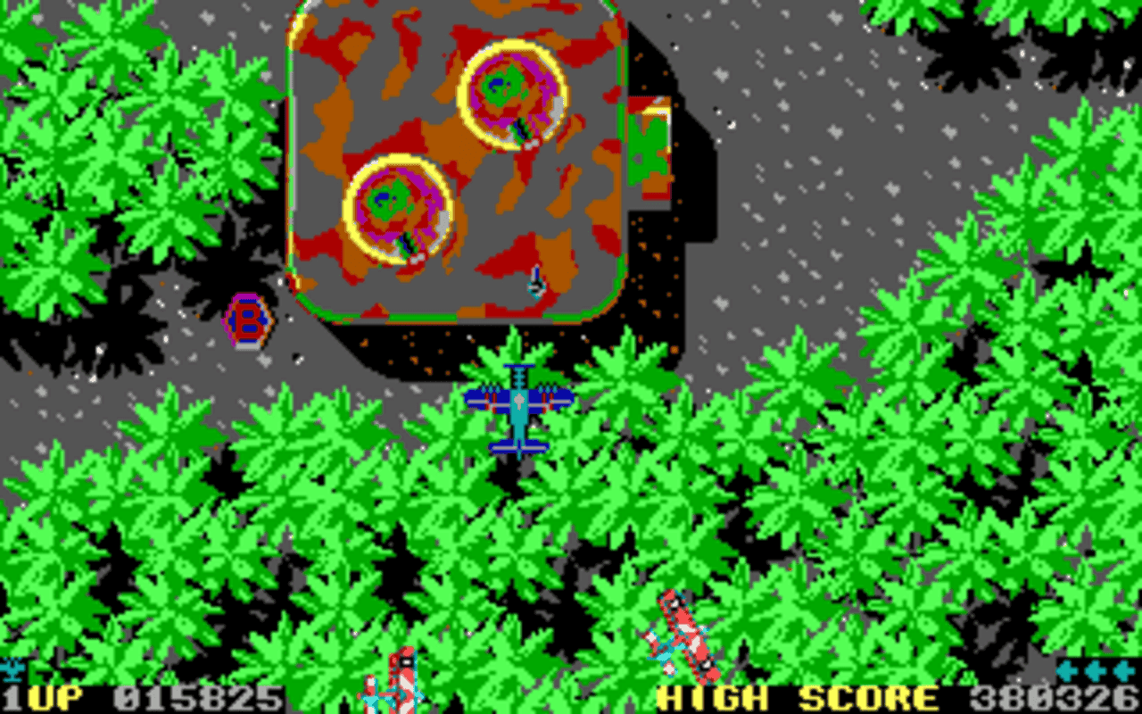 Gameplay screen of Sky Shark (3/4)