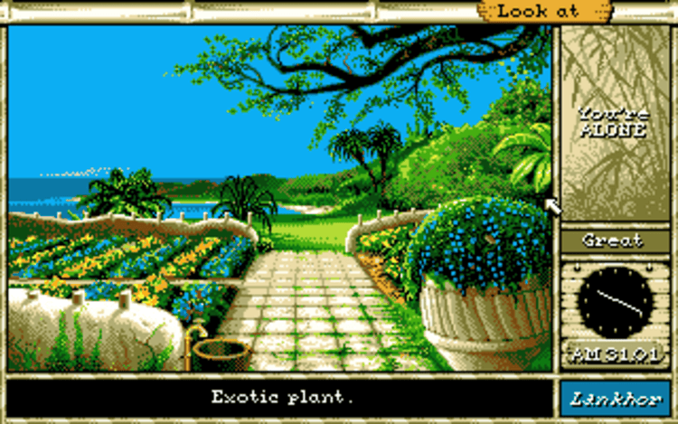 Gameplay screen of Maupiti Island (3/8)