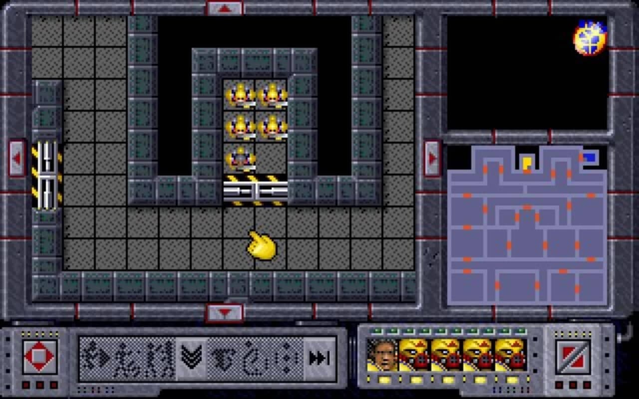 Gameplay screen of Space Crusade (6/8)