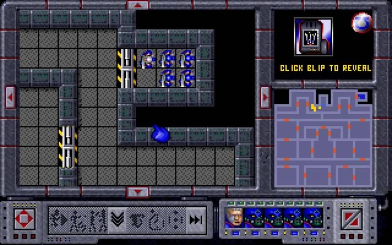 Gameplay screen of Space Crusade (7/8)