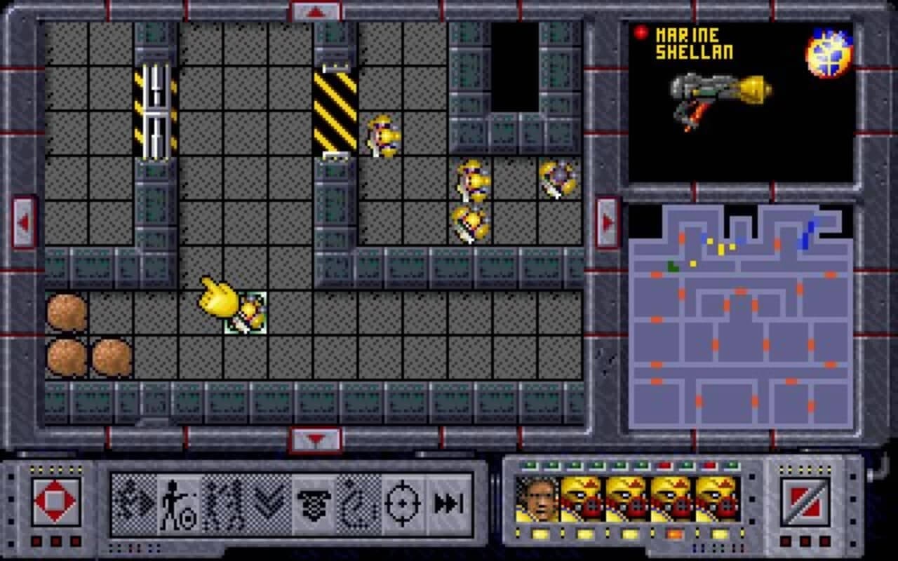Gameplay screen of Space Crusade (8/8)