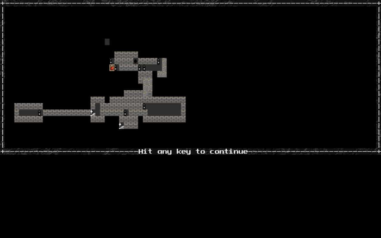 Gameplay screen of Angband (8/8)