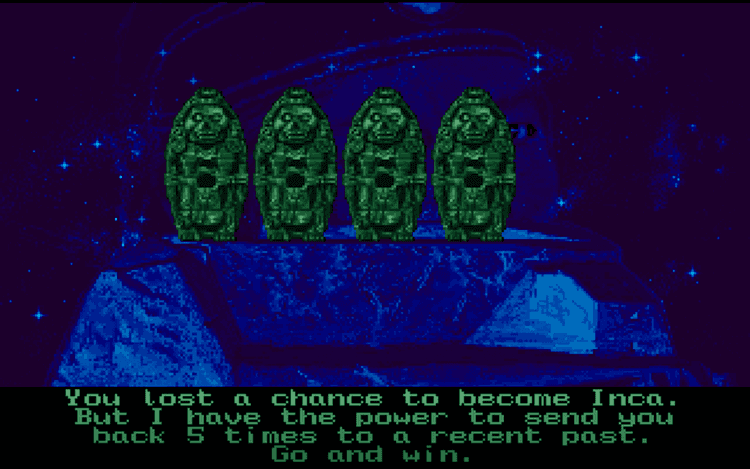 Gameplay screen of Inca (2/8)