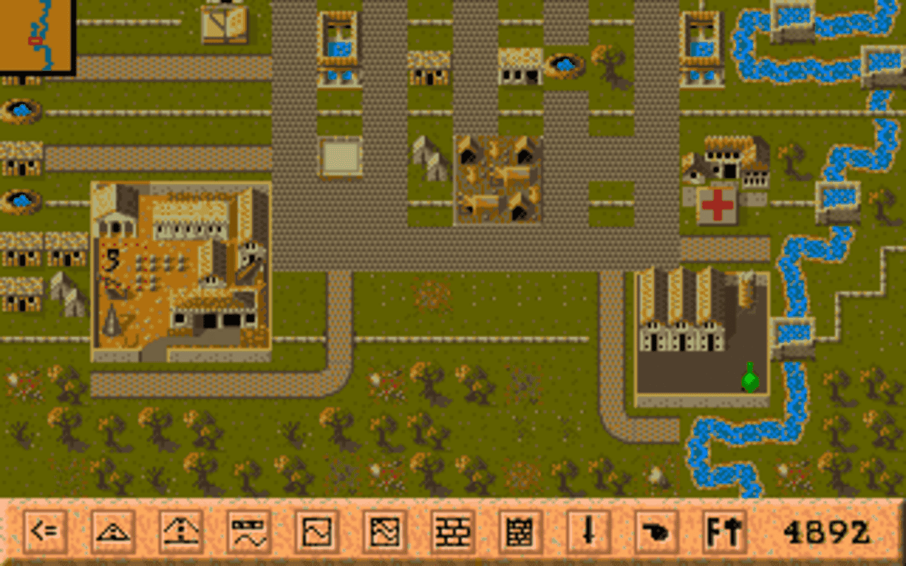 Gameplay screen of Caesar (1/8)