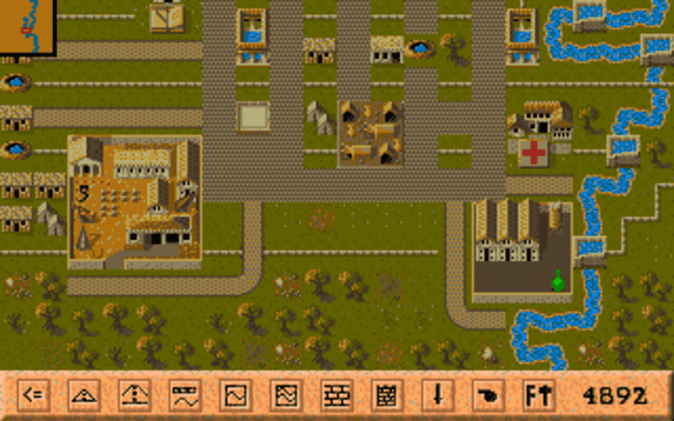 Gameplay screen of Caesar (1/8)