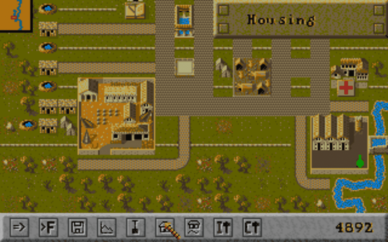 Gameplay screen of Caesar (2/8)