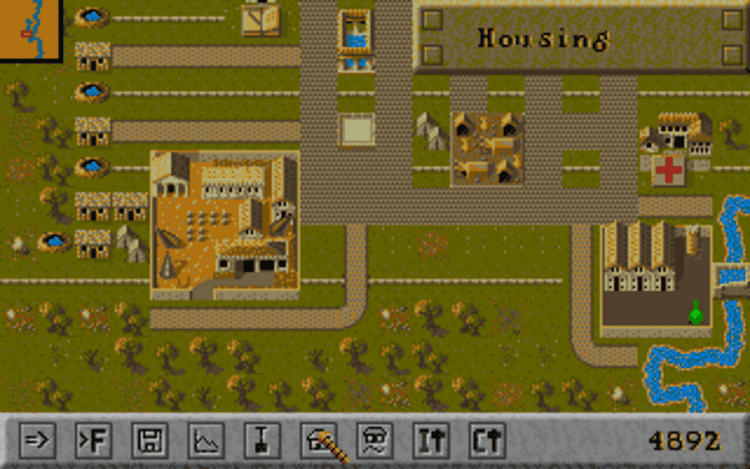 Gameplay screen of Caesar (2/8)