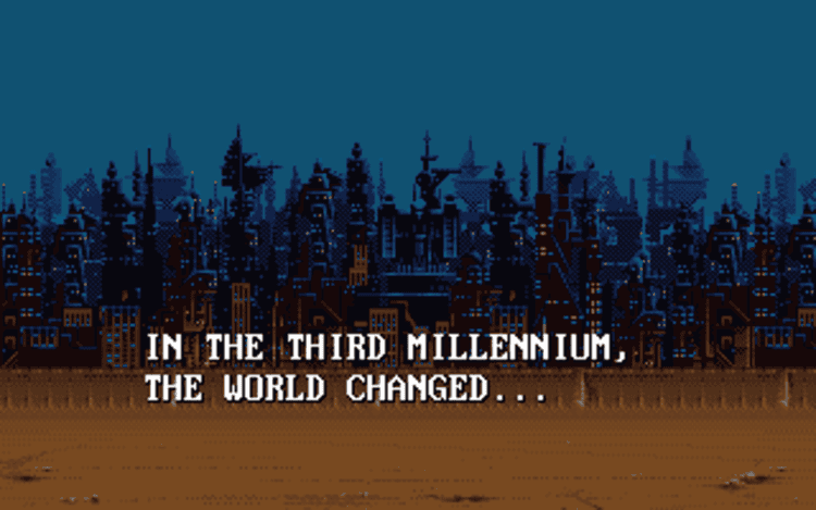Gameplay screen of Judge Dredd (3/4)