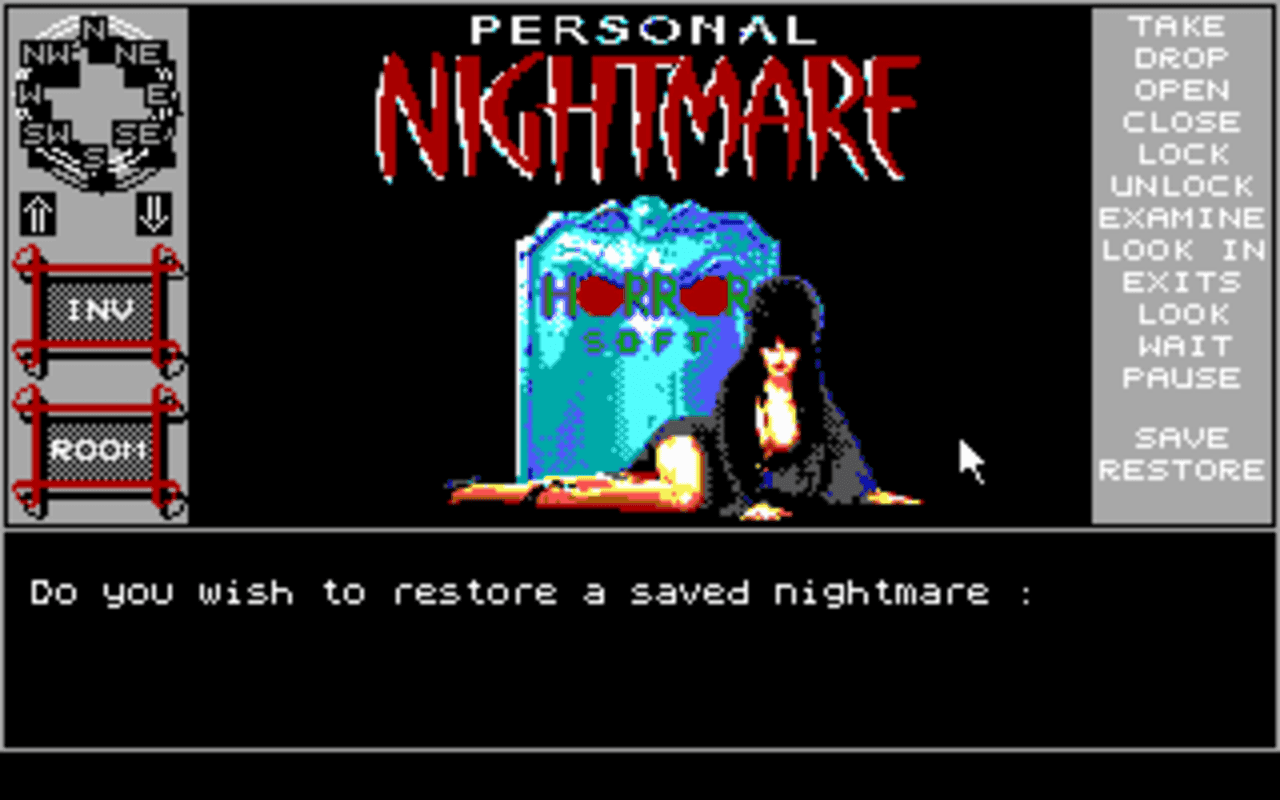 Gameplay screen of ...A Personal Nightmare (7/8)