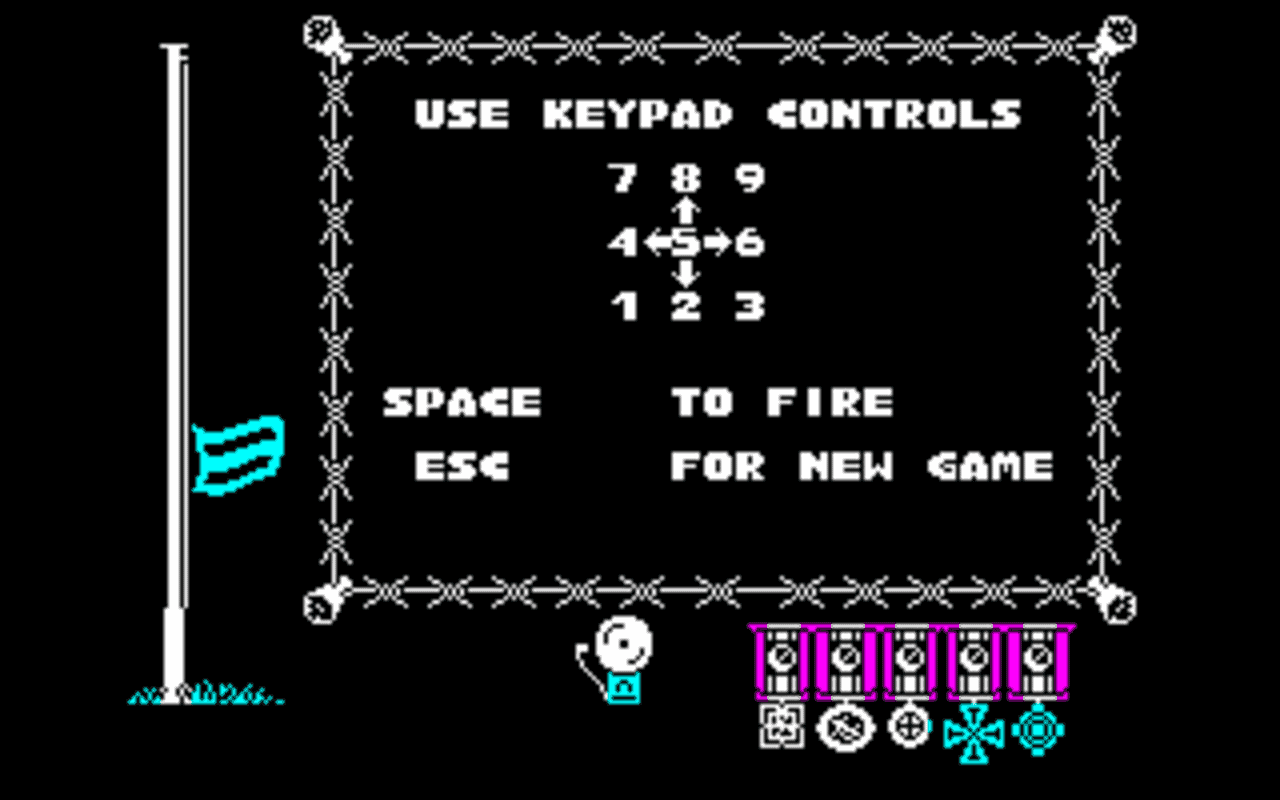 Gameplay screen of The Great Escape (8/8)