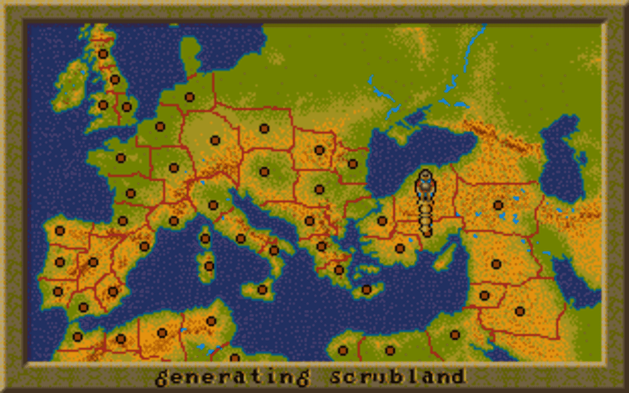 Gameplay screen of Caesar (5/8)