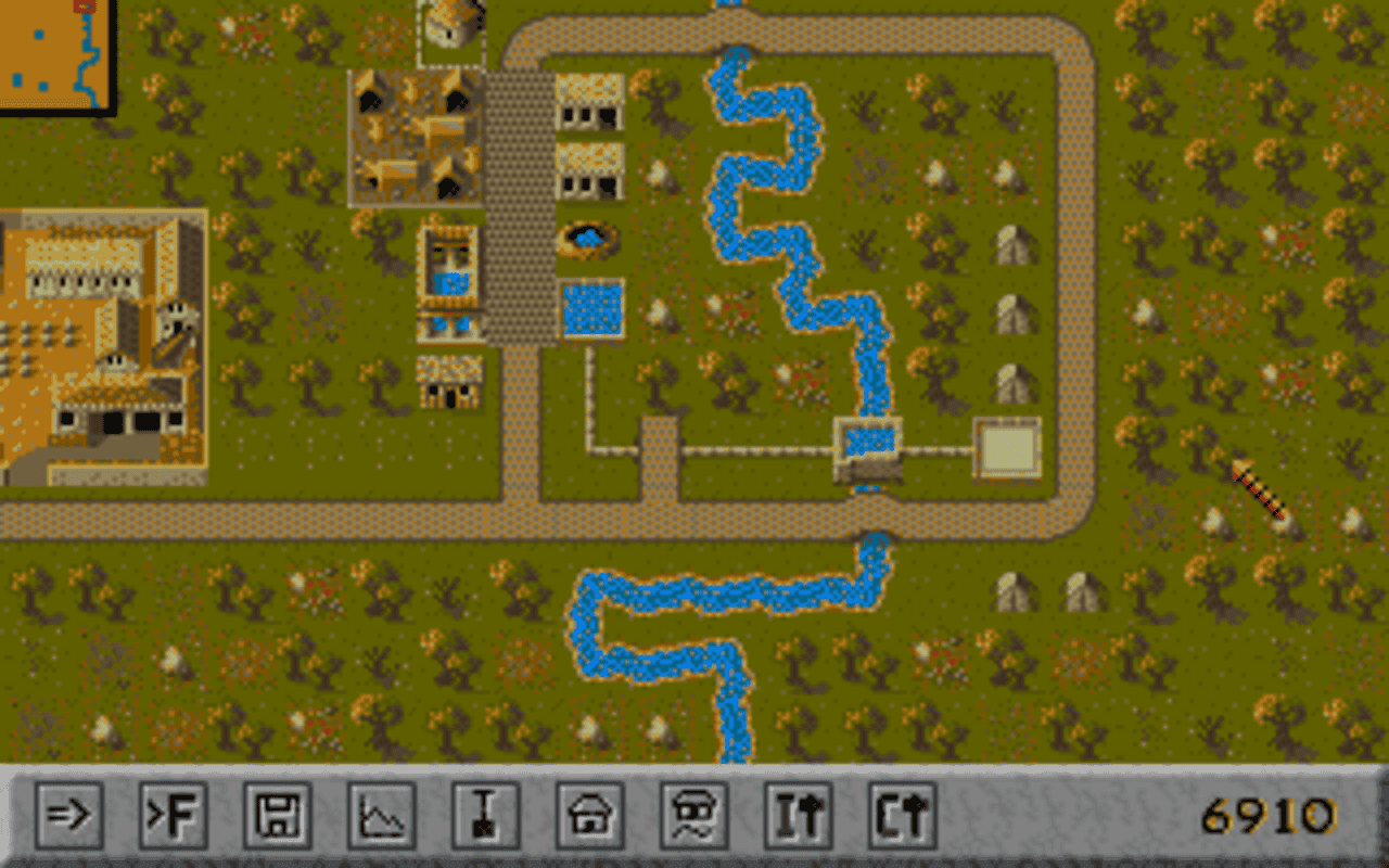 Gameplay screen of Caesar (6/8)