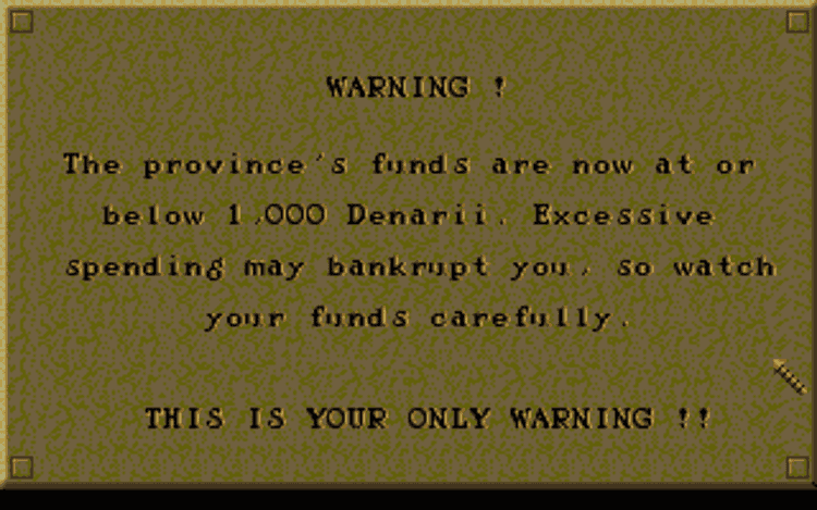 Gameplay screen of Caesar (8/8)