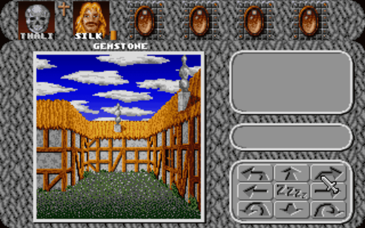 Gameplay screen of Amberstar (5/8)