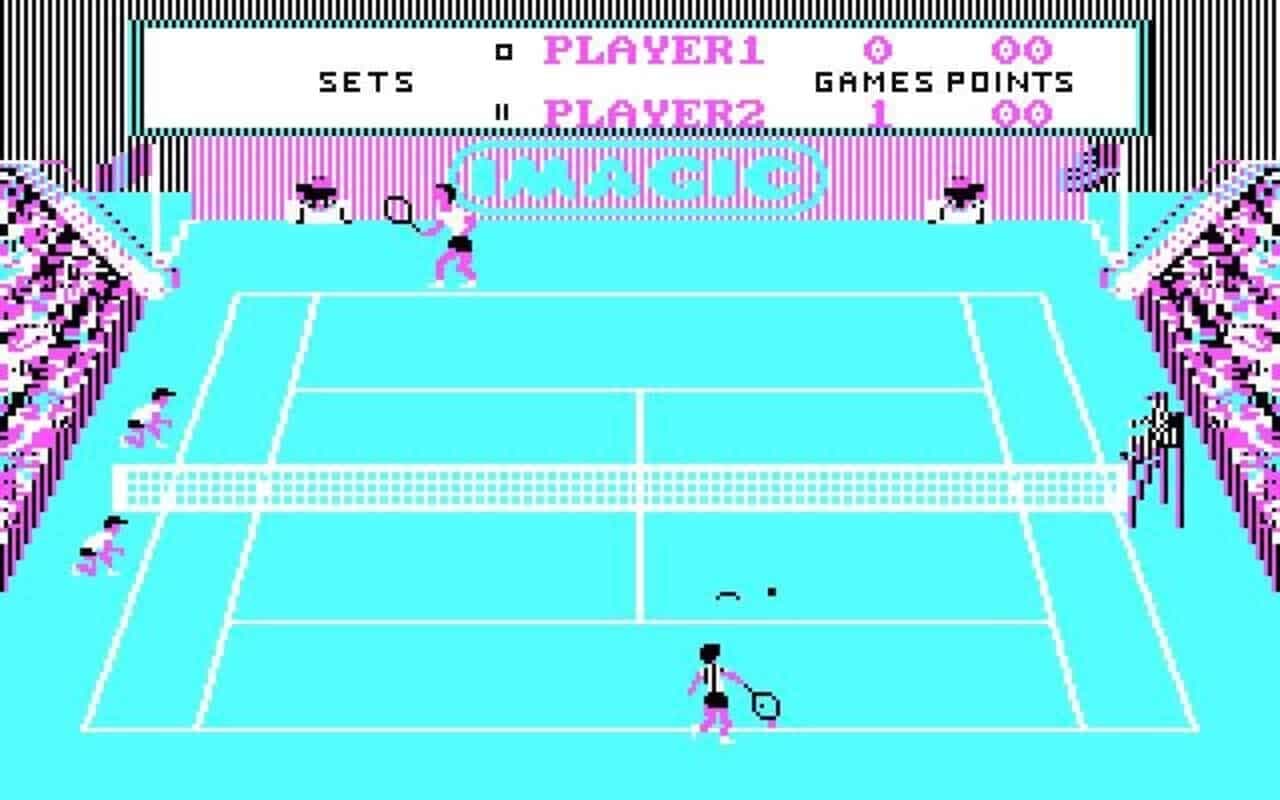 Gameplay screen of Tournament Tennis (3/4) Gameplay screen of Tournament Tennis (3/4)