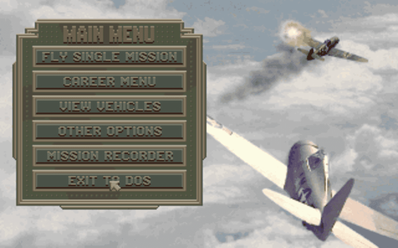Gameplay screen of Aces Over Europe (7/8)